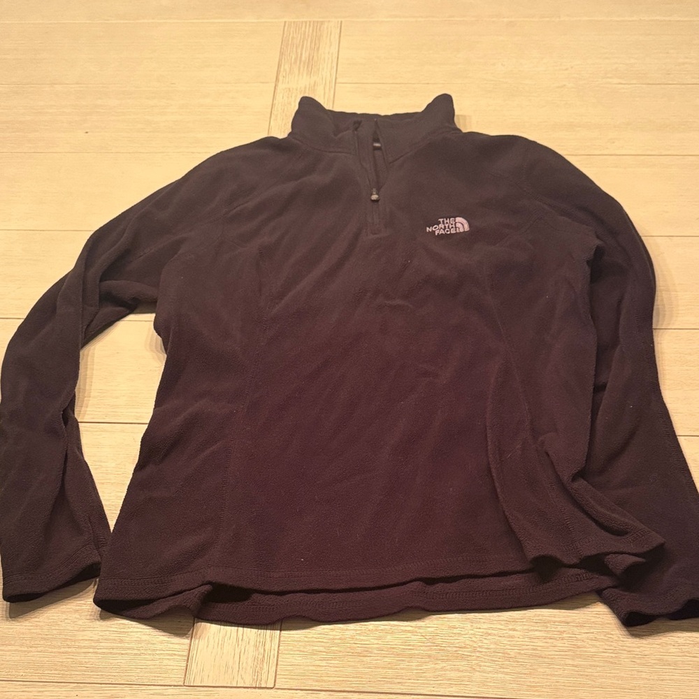 NWOT The North Face Dark Fleece Quarter-Zip Pullover women small